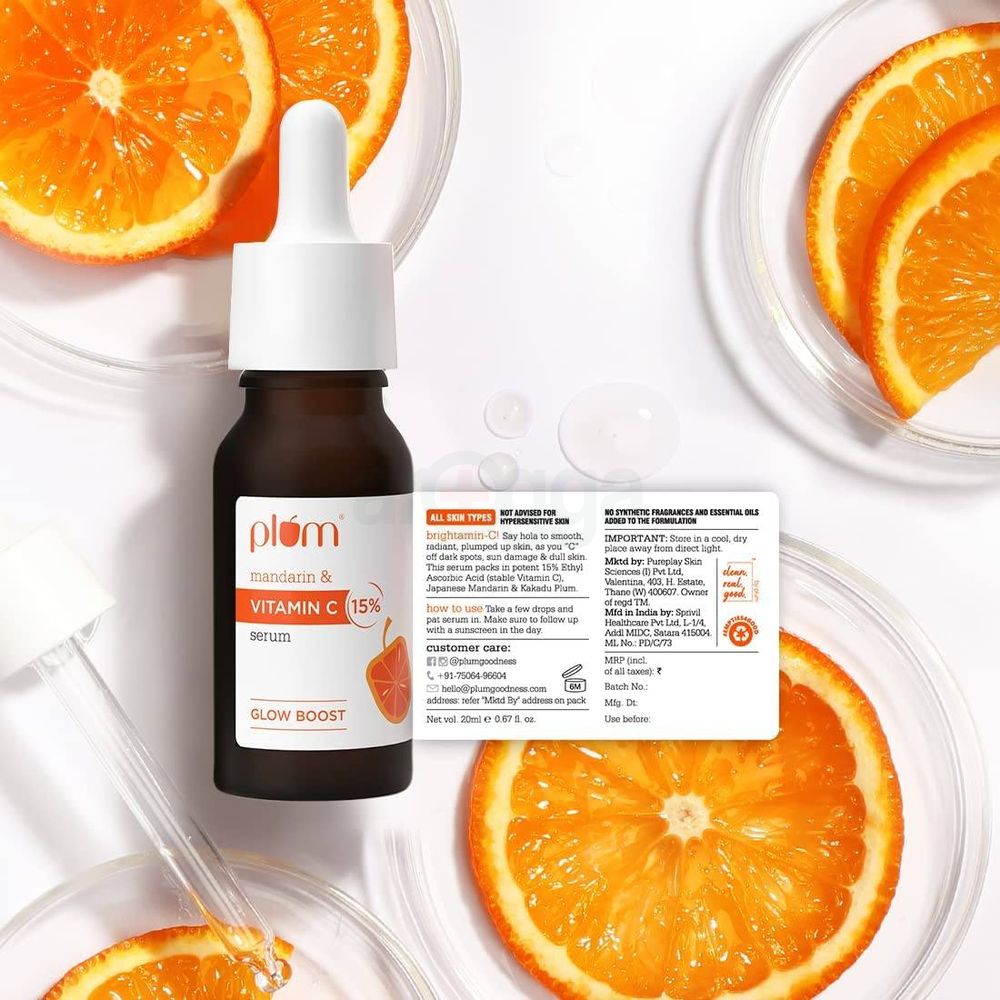 Plum 15% Vitamin C Face Serum with Mandarin  