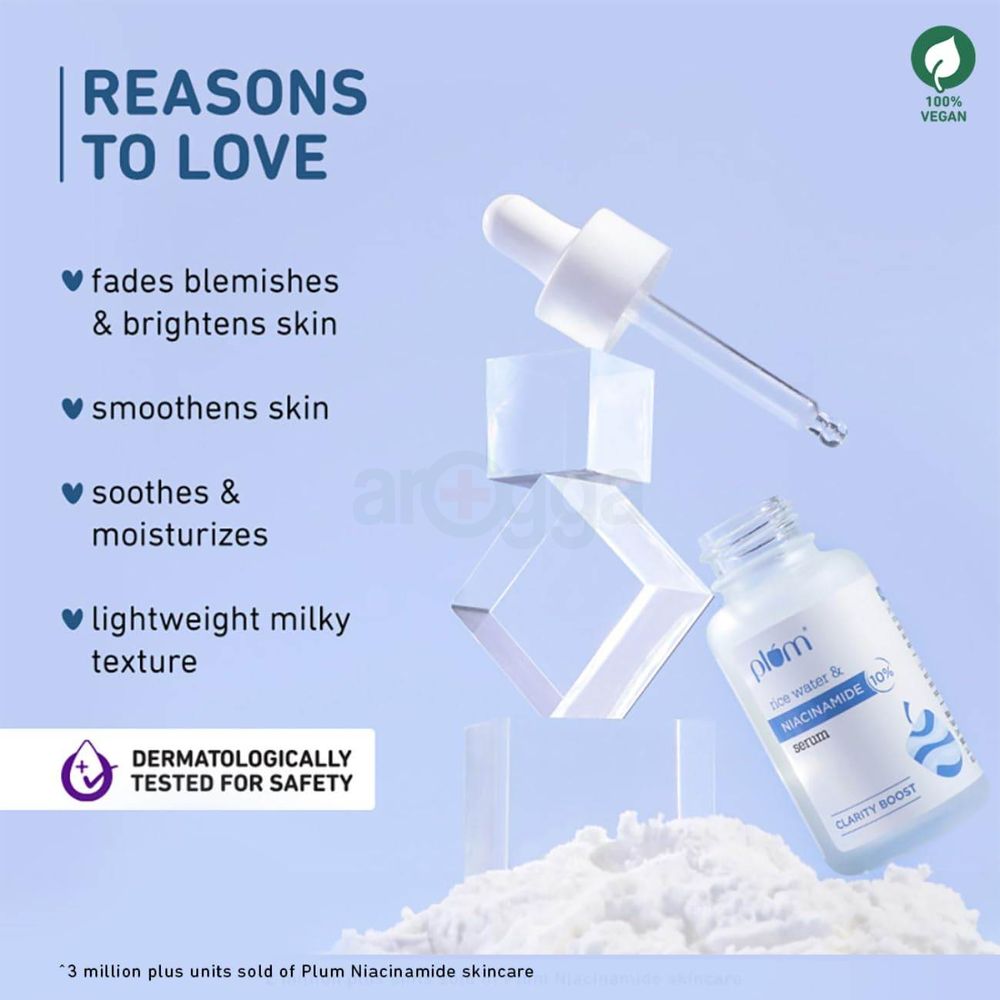 Plum 10% Niacinamide Face Serum with Rice Water  