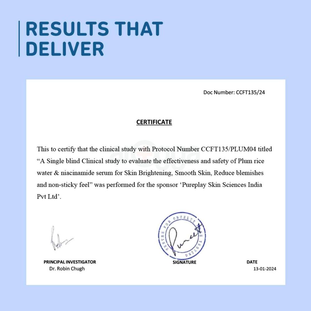 Plum 10% Niacinamide Face Serum with Rice Water  