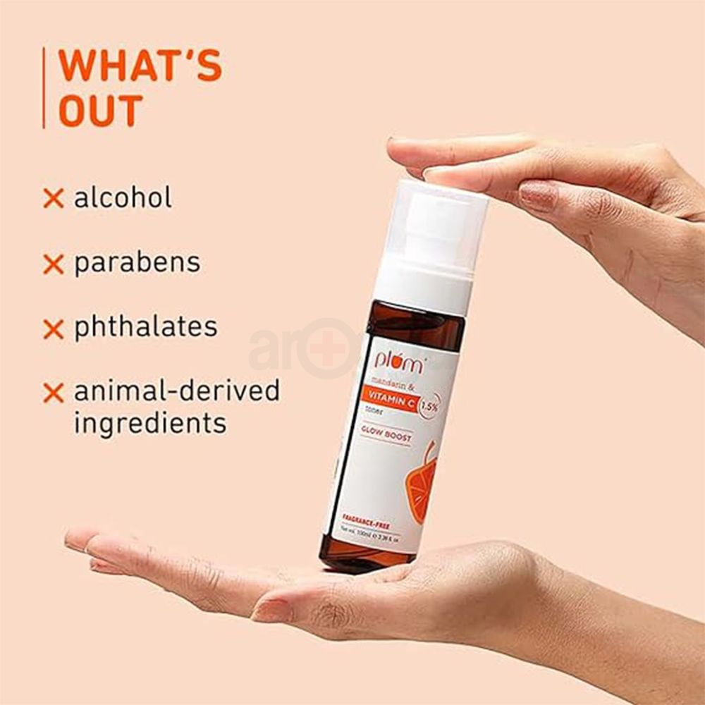 Plum 1.5% Vitamin C Toner with Mandarin for Glowing Skin  