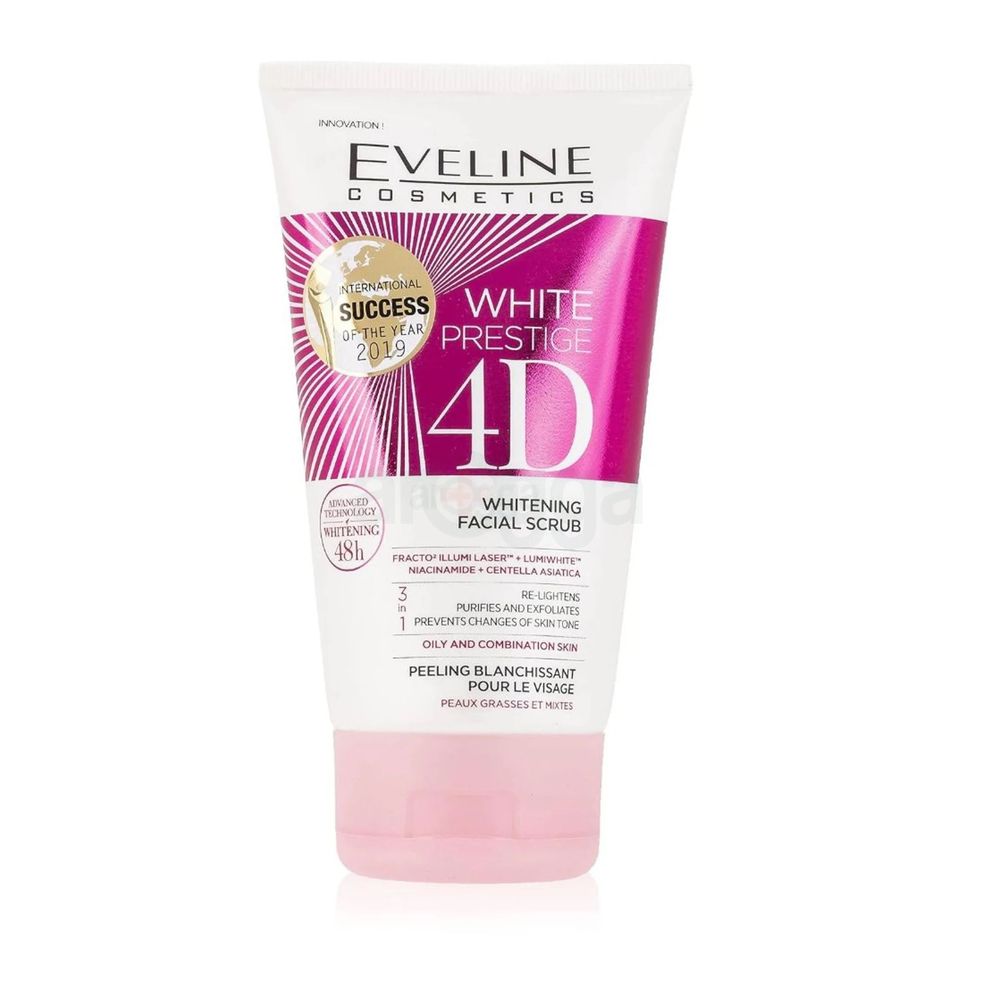 Eveline Cosmetics White Prestige 4D Whitening Facial Scrub  