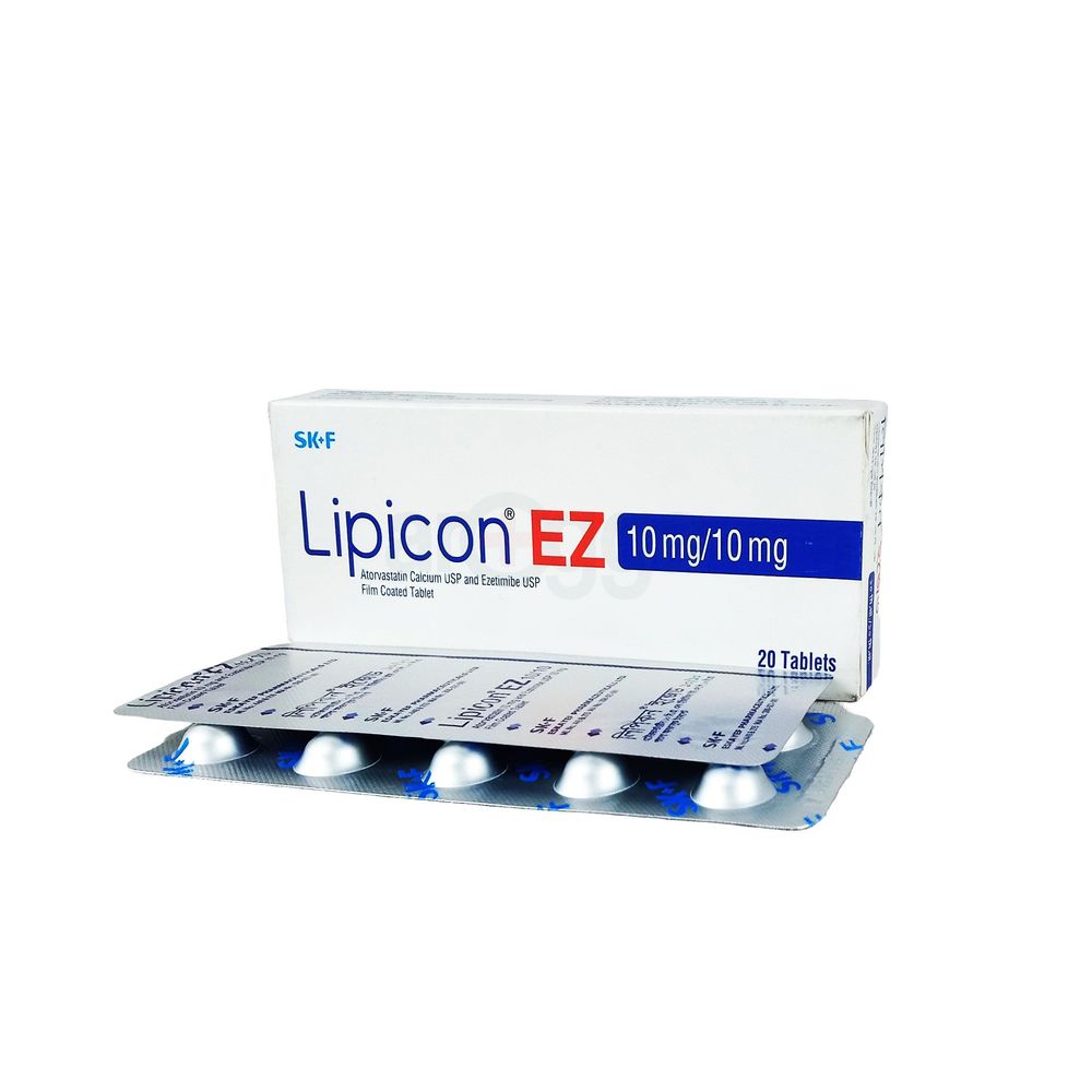 Lipicon EZ 10/10mg+10mg Tablet