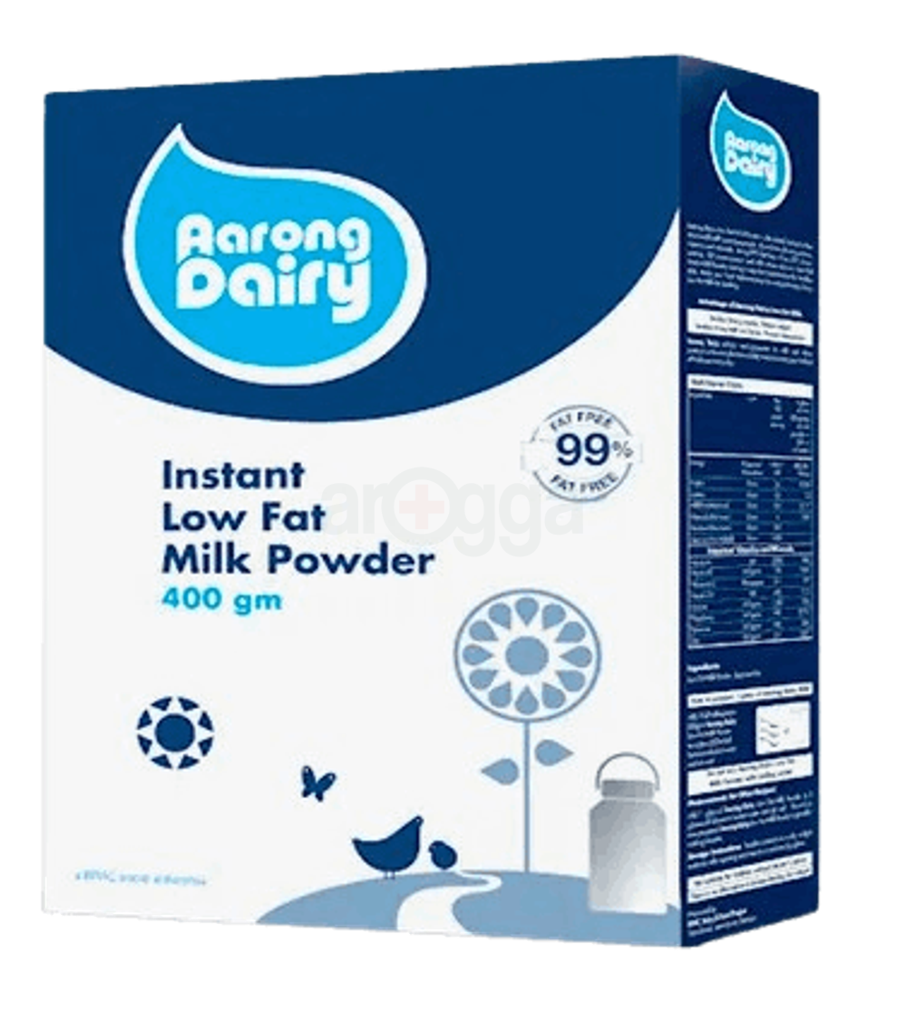 Aarong Dairy Instant Low Fat Milk Powder 400gm  
