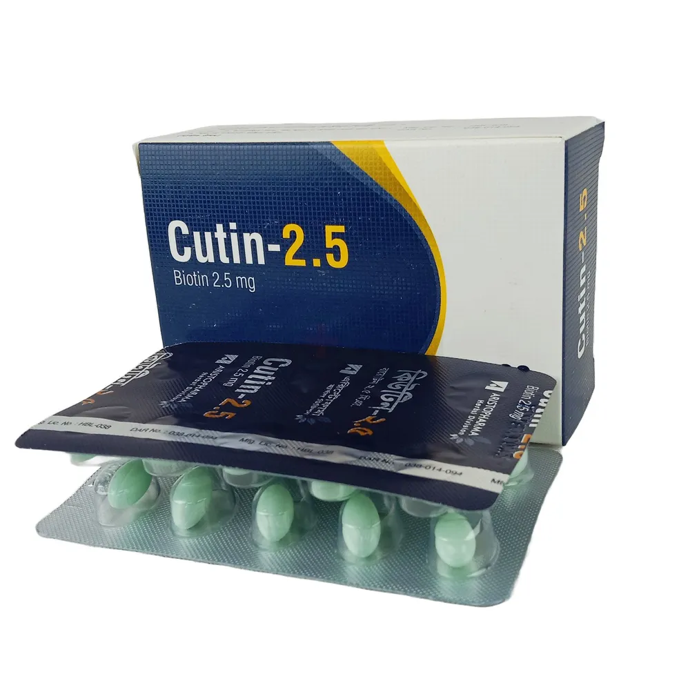 Cutin 2500mcg Tablet