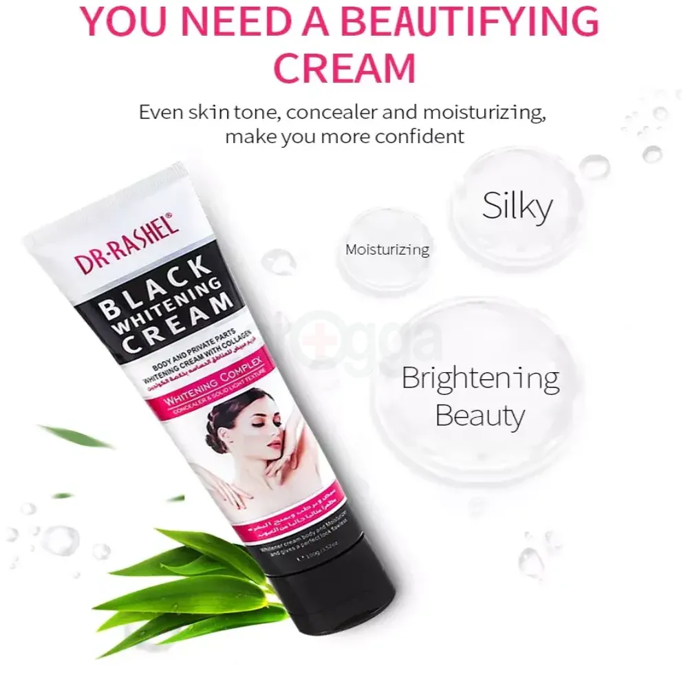 Dr Rashel Black Whitening Cream For Body & Private Parts with Collagen  