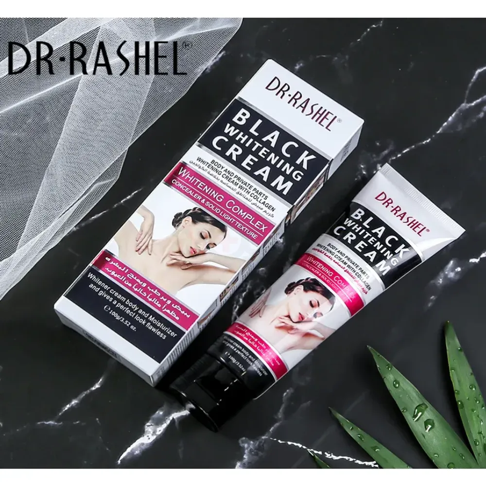 Dr Rashel Black Whitening Cream For Body & Private Parts with Collagen  