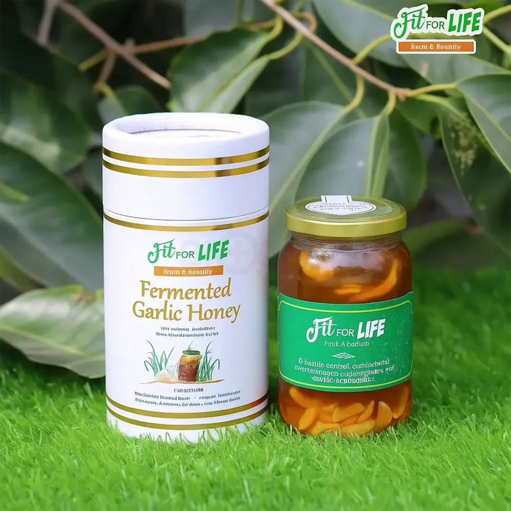 Fermented Garlic Honey – গাঁজানো রসুন-মধু  
