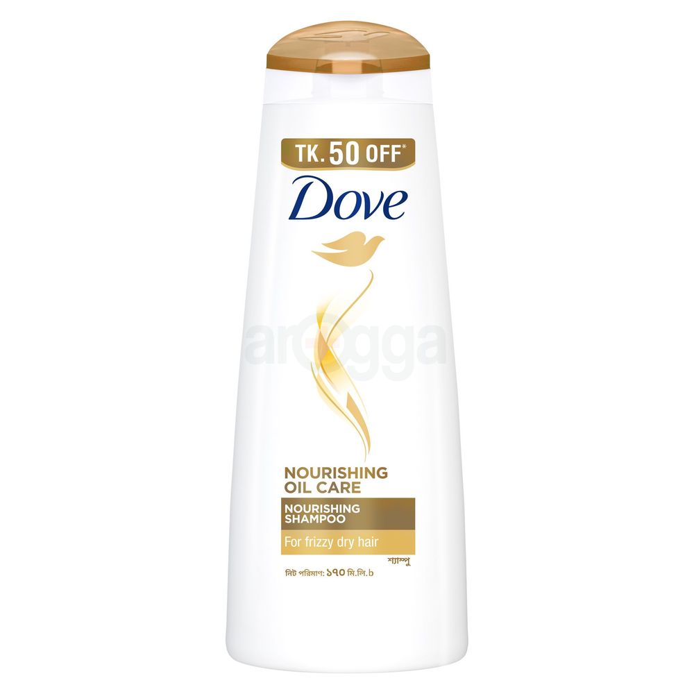 Dove Shampoo Nourishing Oil Care 170ml (Tk 50 Off)  