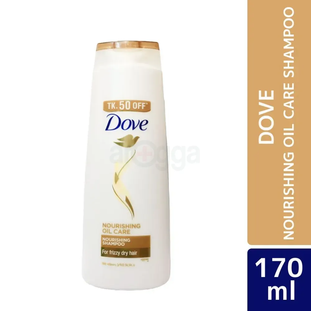 Dove Shampoo Nourishing Oil Care 170ml (Tk 50 Off)  