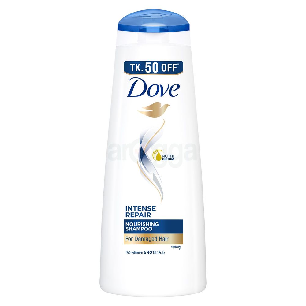 Dove Shampoo Intense Repair 170ml (Tk 50 Off)  