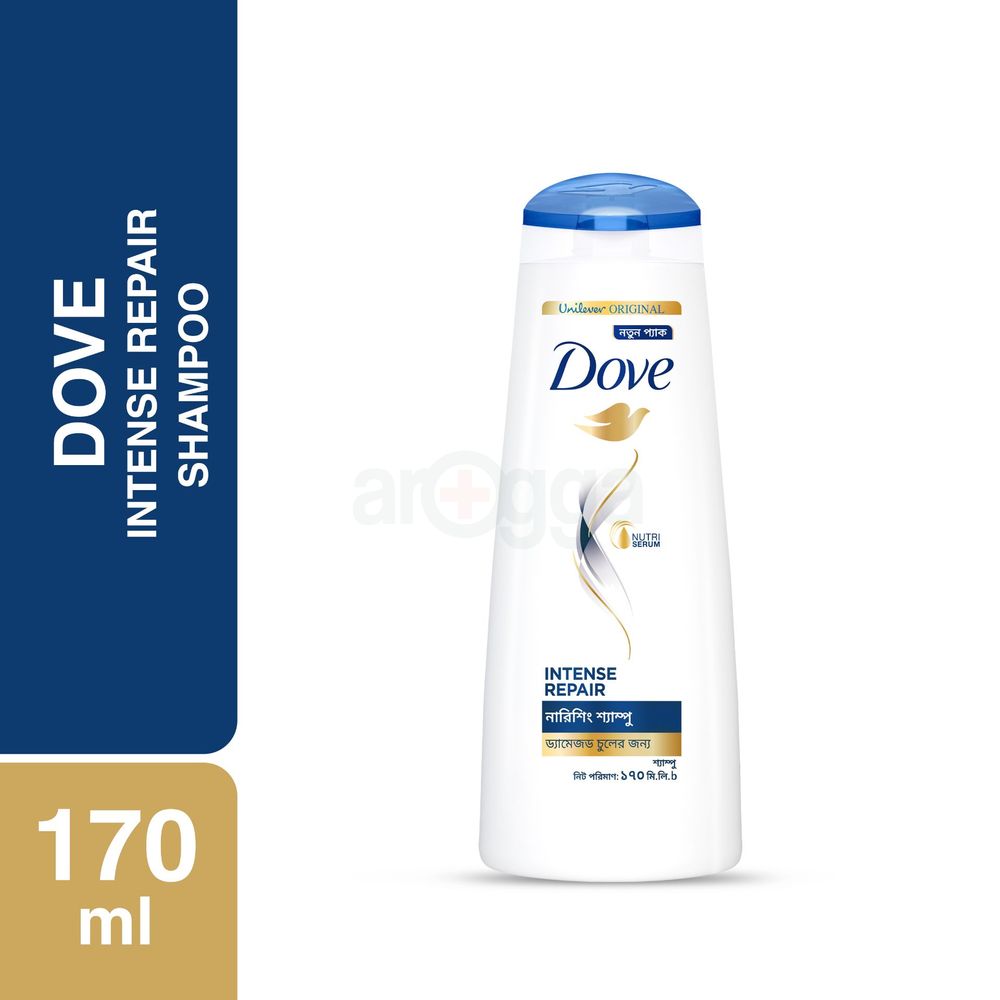 Dove Shampoo Intense Repair 170ml (Tk 50 Off)  