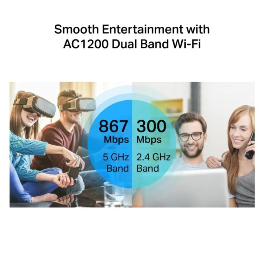 TP-Link Archer C6 AC1200 Gigabit Router  