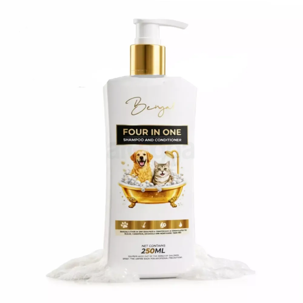 Bengal Four in One Shampoo (Shampoo+ Conditioner+ Detangle+ Moisturizer ...