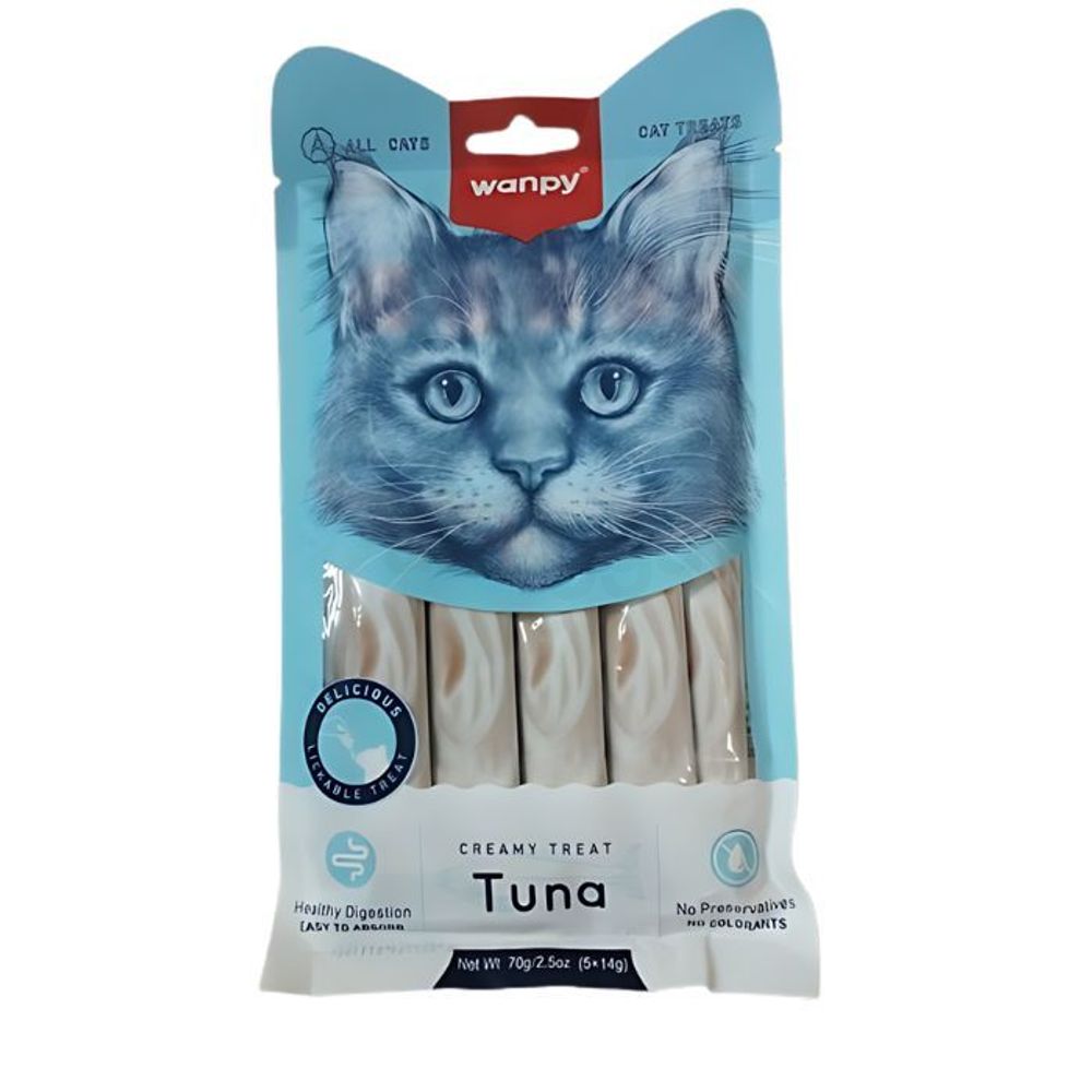 Wanpy Creamy Treat Tuna (5x14g) 70gm  