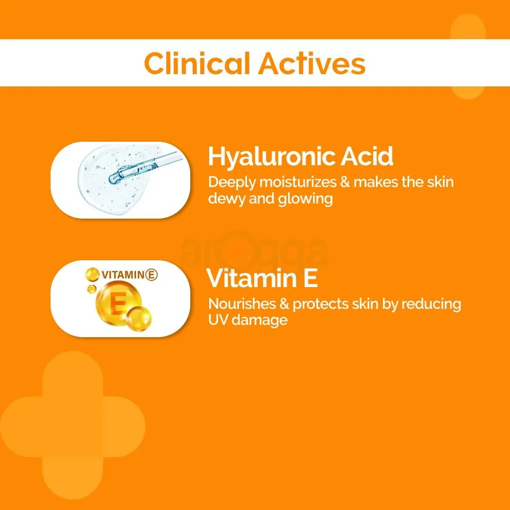 The Derma Co 1% Hyaluronic Sunscreen SPF50 PA++++ Aqua Gel for Broad Spectrum & Blue Light Protection  