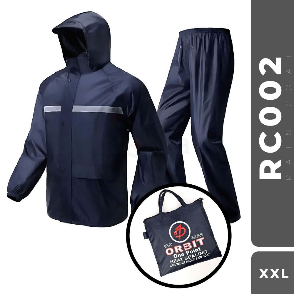 Rain Coat Orbit One Point Heat Sealing XXL (Code : RC002)  