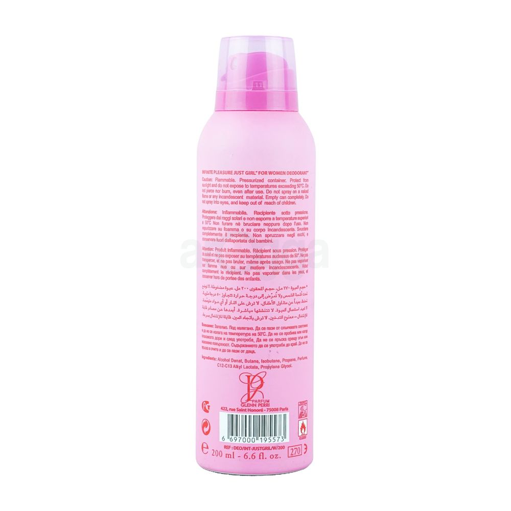 Glenn Perri Infinite Pleasure Just Girl Deodorant Spray  