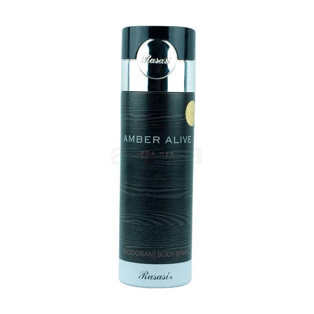 Rasasi Amber Alive Deodorant Body Spray for Men  