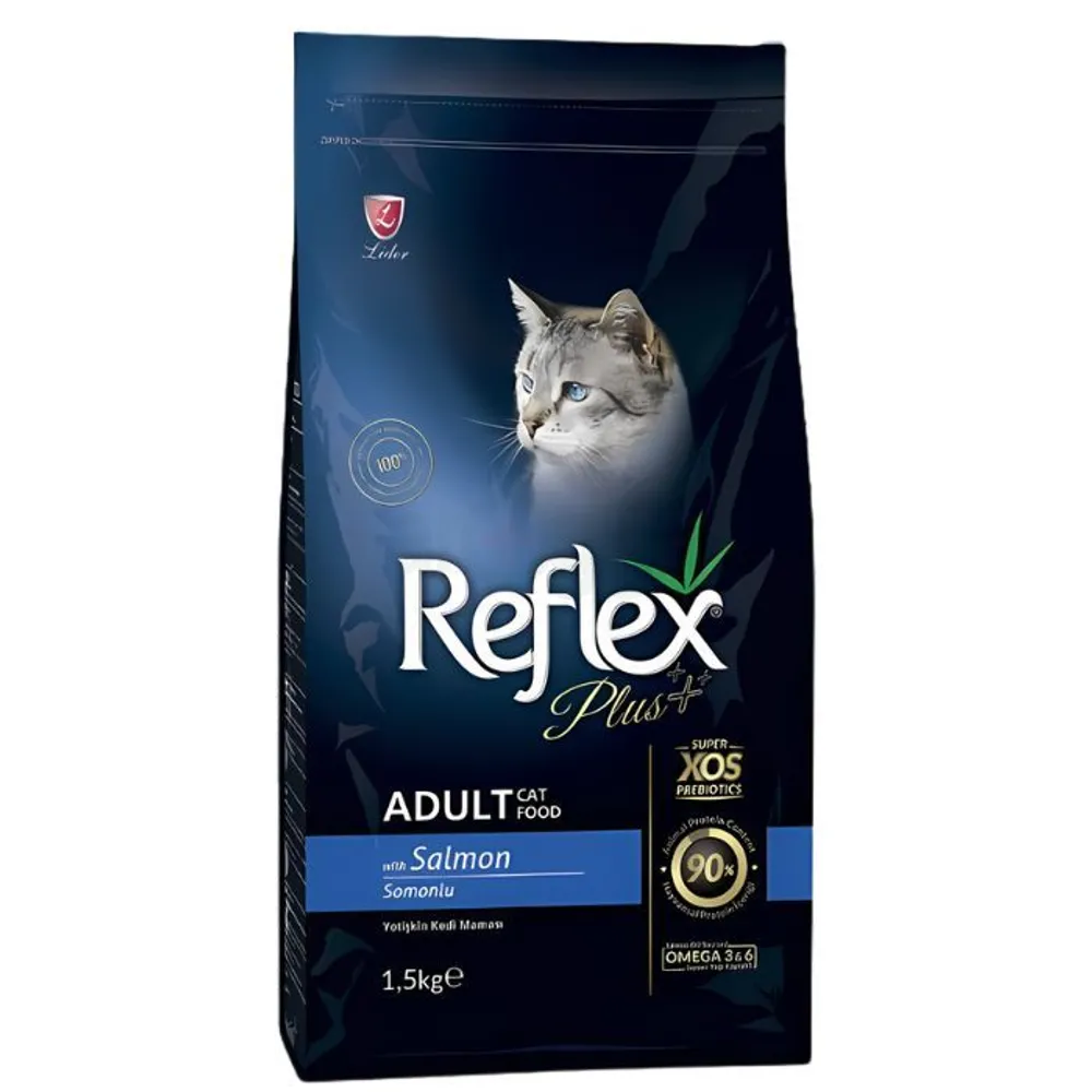 Reflex plus Adult Cat Food Skin & Care With Salmon 1.5kg  