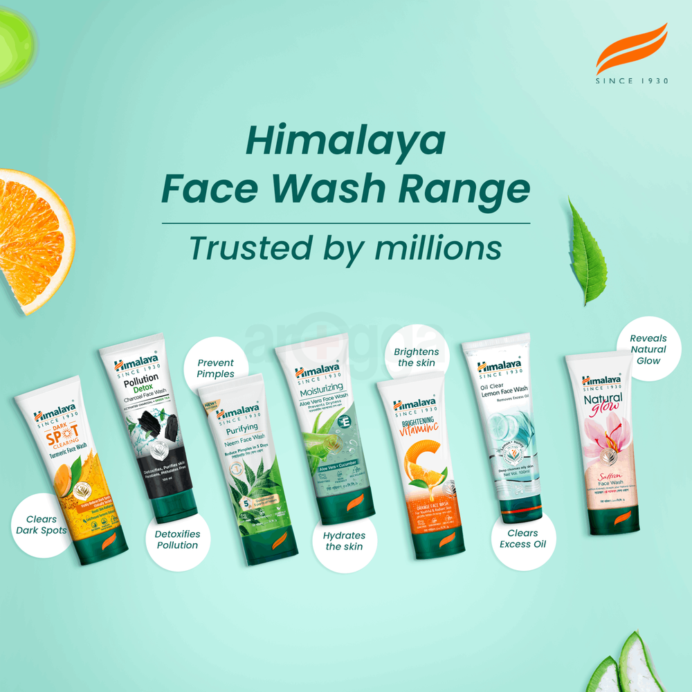 Himalaya Purifying Neem Face Wash With Neem & Turmeric For All Skin Types 50ml  