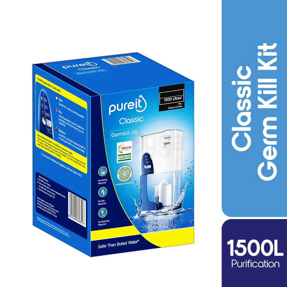 Pureit Classic Germ Kill Kit 1500L (Water Purifier)  