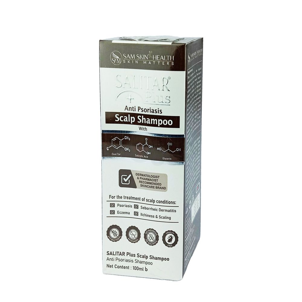 SAM Salitar Plus Anti Proriasis Scalp Shampoo 100ml  