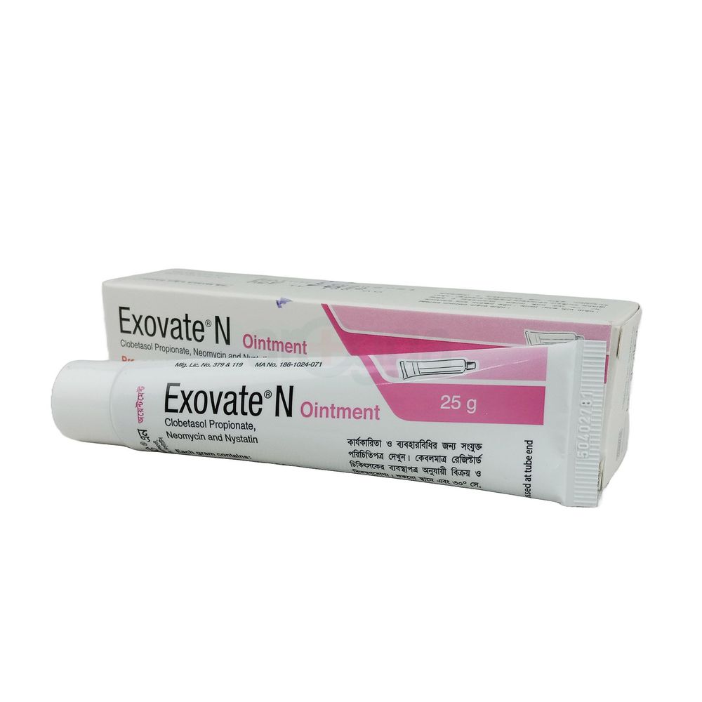 Exovate N Ointment 0.05%+0.50%+100000IU ointment