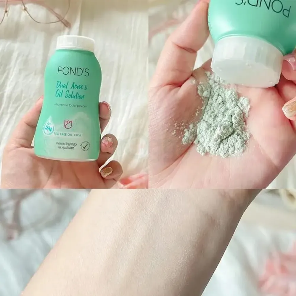 POND'S Dual Acne & Oil Solution Ultra Matte Facial Powder 50g  