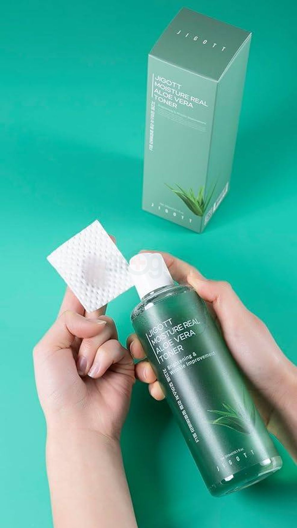 Jigott Moisture Real Aloe Vera Toner  300ml  