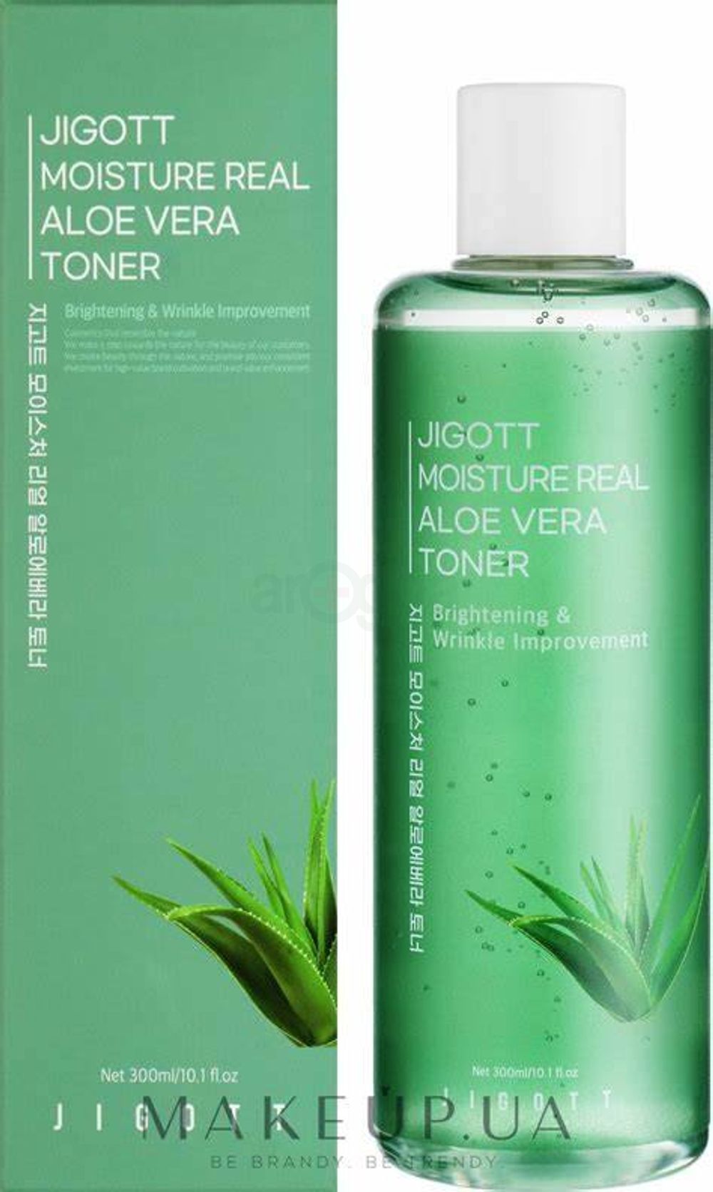 Jigott Moisture Real Aloe Vera Toner  300ml  