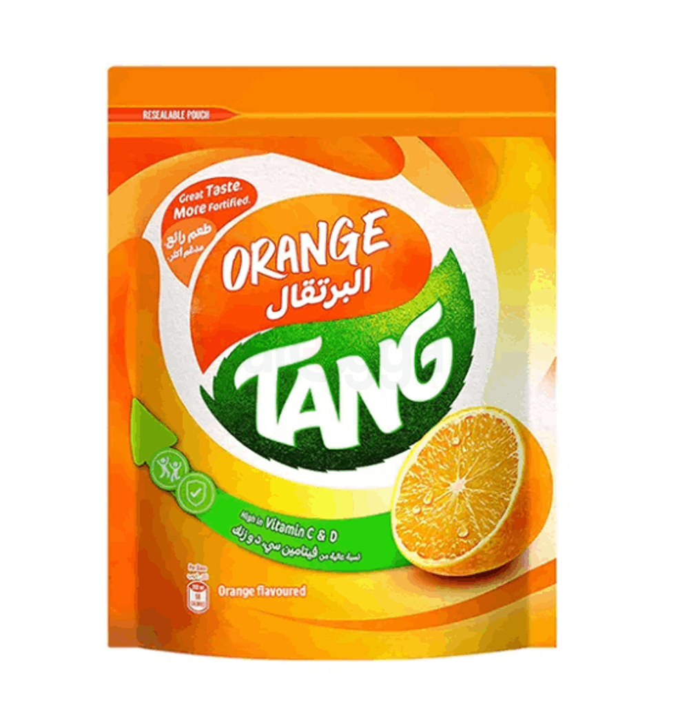 Tang Orange Flavoured Instant Drink Powder 375g Pack	  