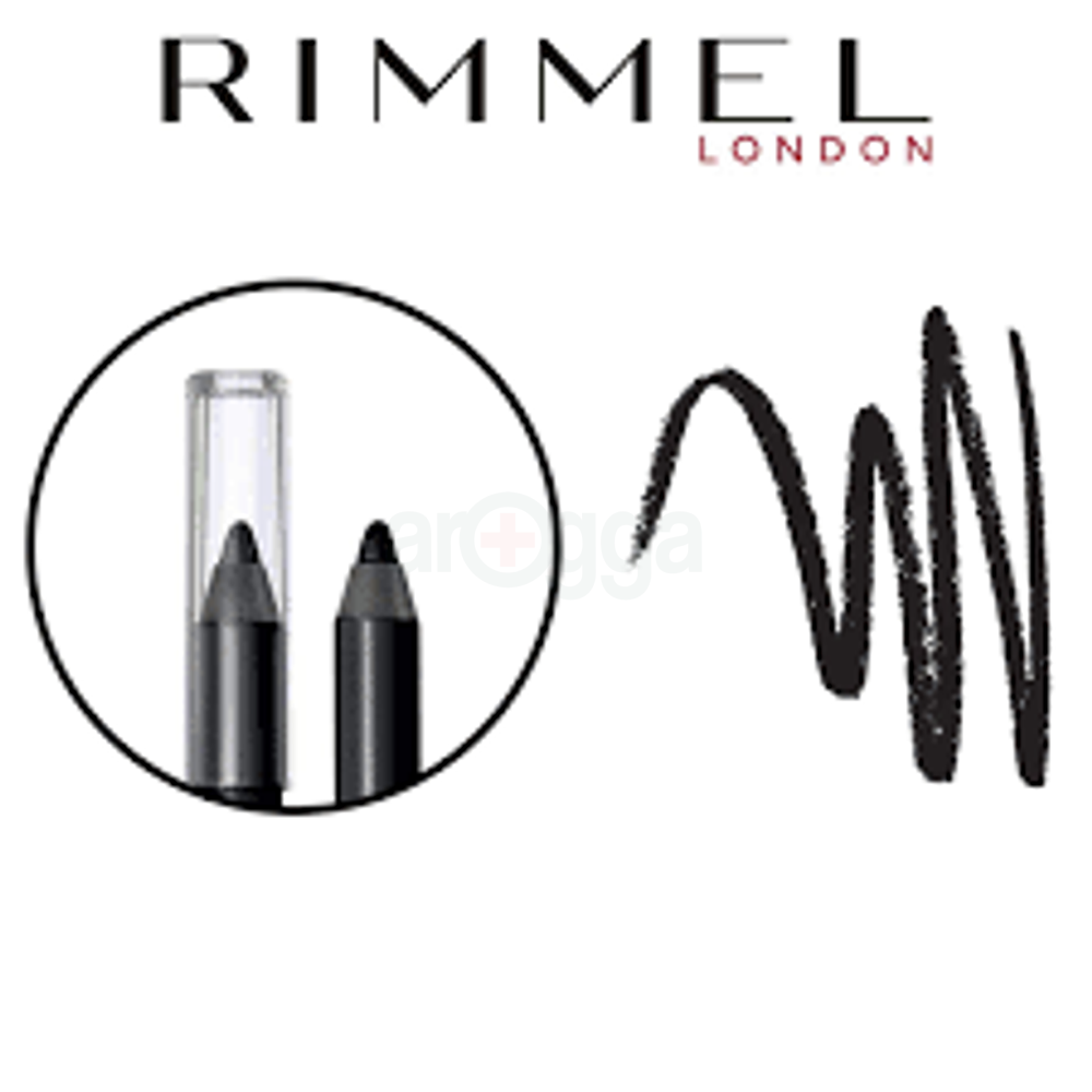 Rimmel Scandal Eyes Waterproof Kohl Kajal - 001 Black  