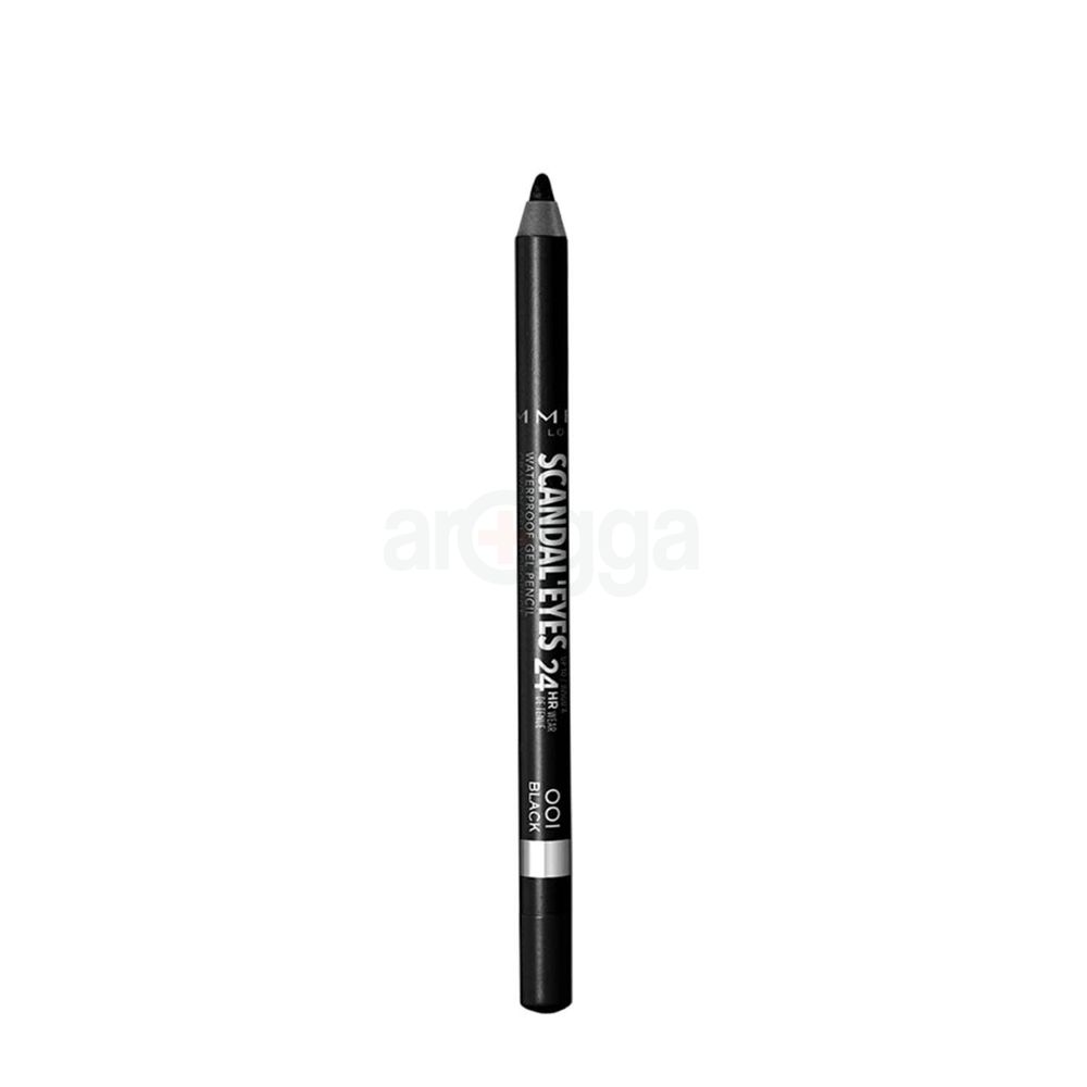 Rimmel Scandal Eyes Waterproof Kohl Kajal - 001 Black  