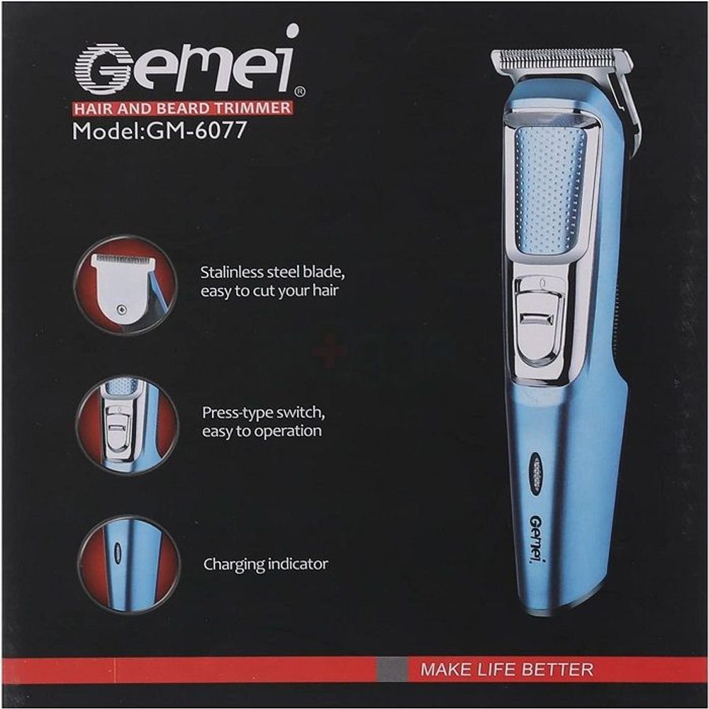 Geemy Gm Professional Hair Beard Trimmer For Men Arogga Beauty Store