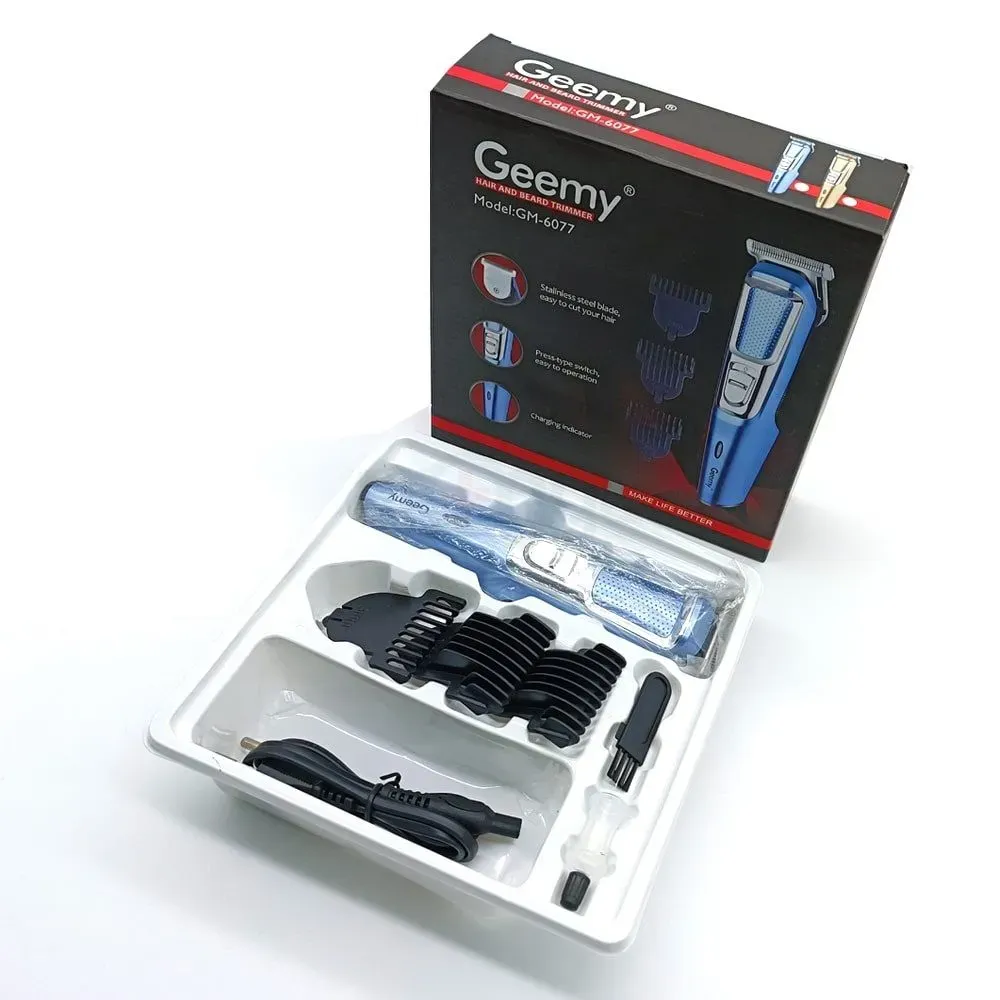 Geemy GM-6077 Professional Hair & Beard Trimmer for Men  