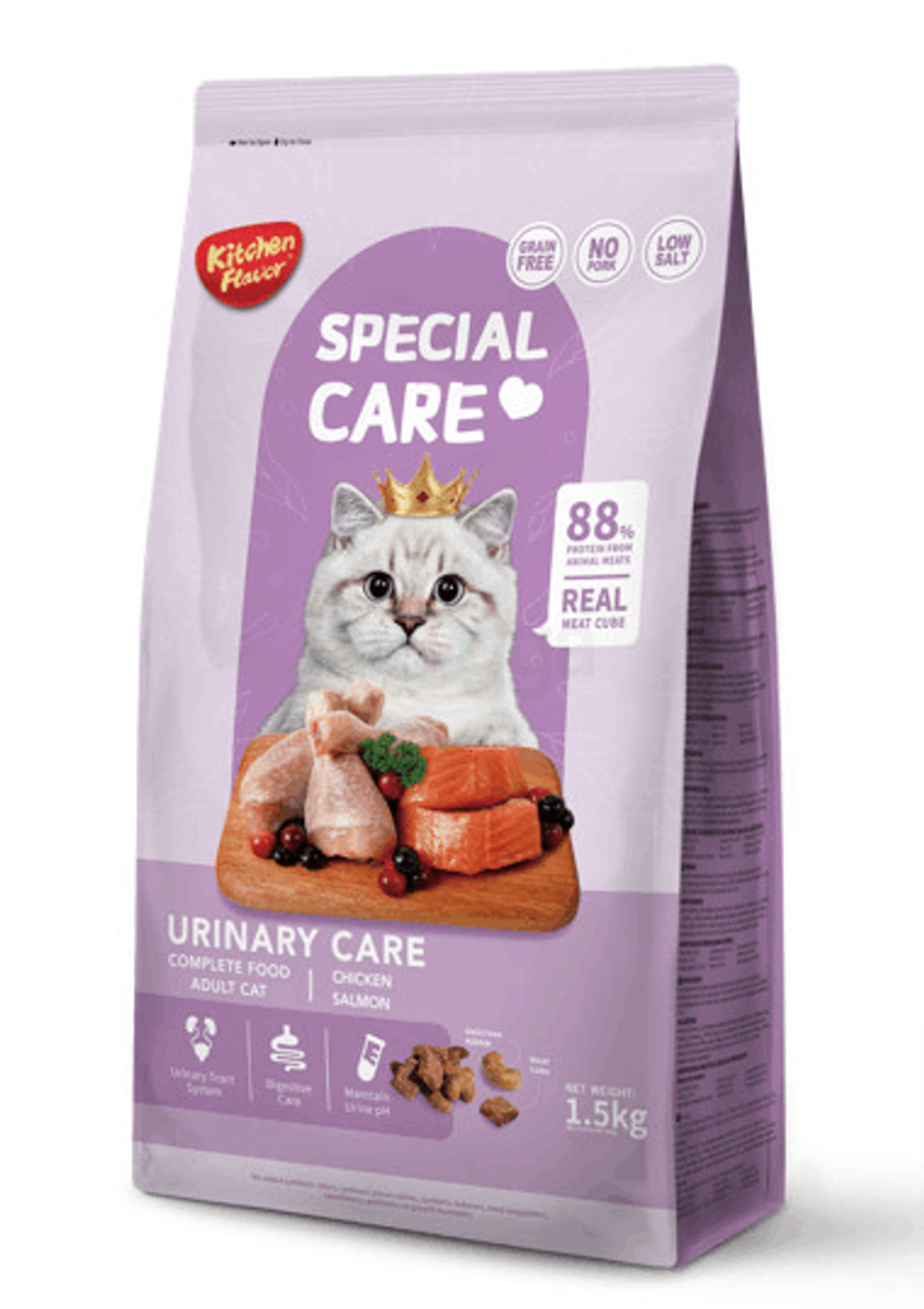 Kitchen Flavor Special Care Urinary Care Complete Food For Adult cat 1.5kg  