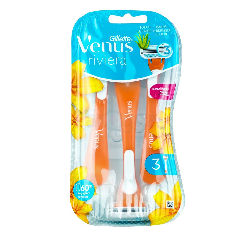 Gillette Venus Riviera Women's Disposable Razor 3 Count  