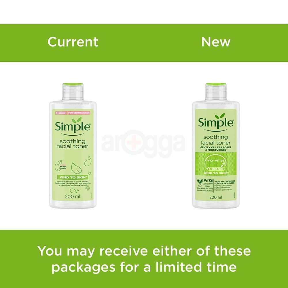 Simple Soothing Facial Toner 200ml  