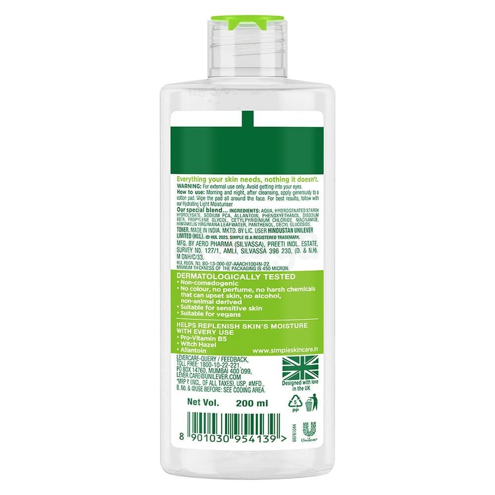 Simple Soothing Facial Toner 200ml  