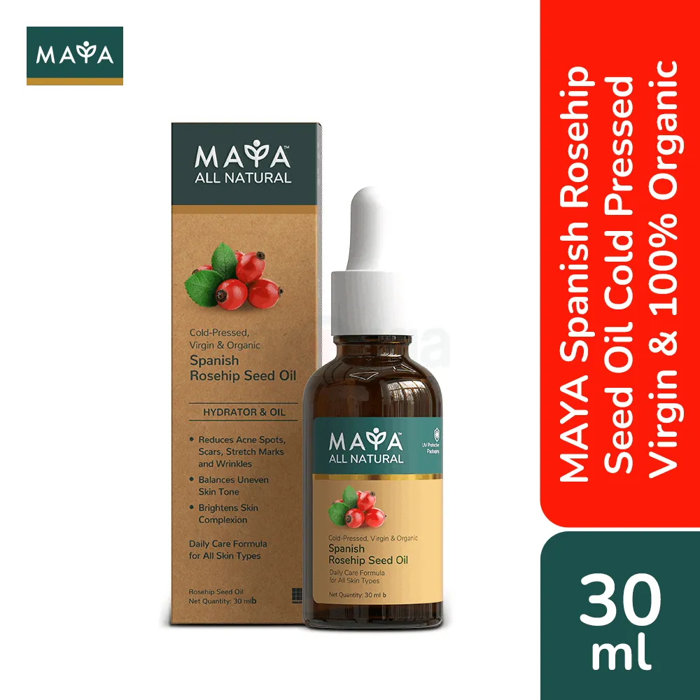 Maya All Natural Spanish Rosehip Seed Oil 30ml  