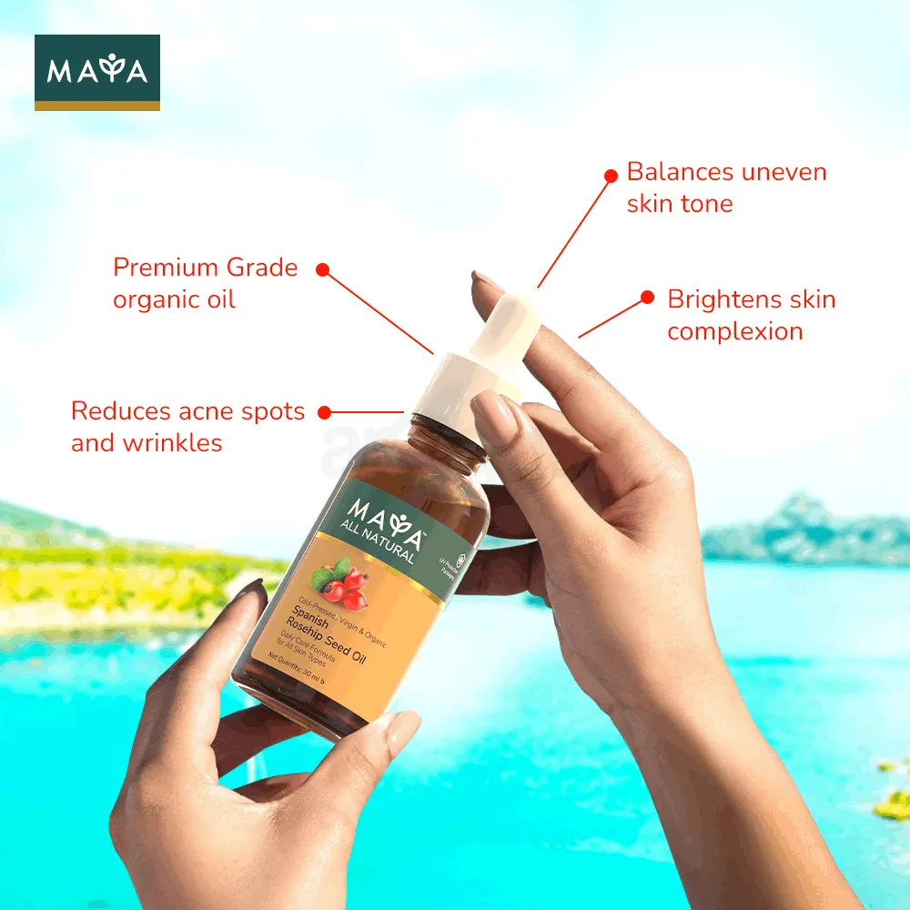 Maya All Natural Spanish Rosehip Seed Oil 30ml  