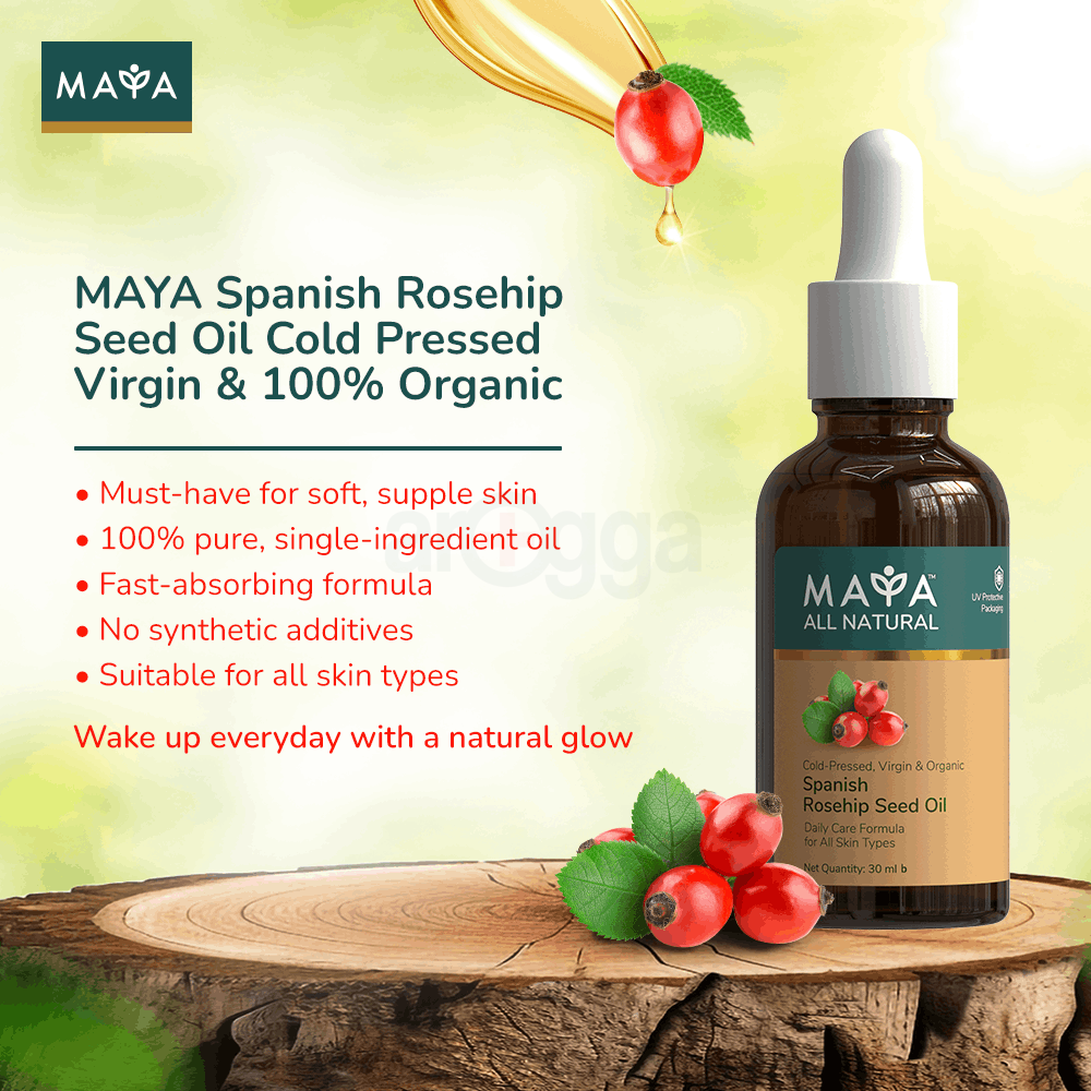 Maya All Natural Spanish Rosehip Seed Oil 30ml  