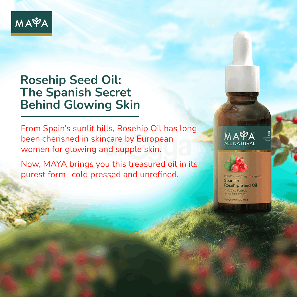 Maya All Natural Spanish Rosehip Seed Oil 30ml  