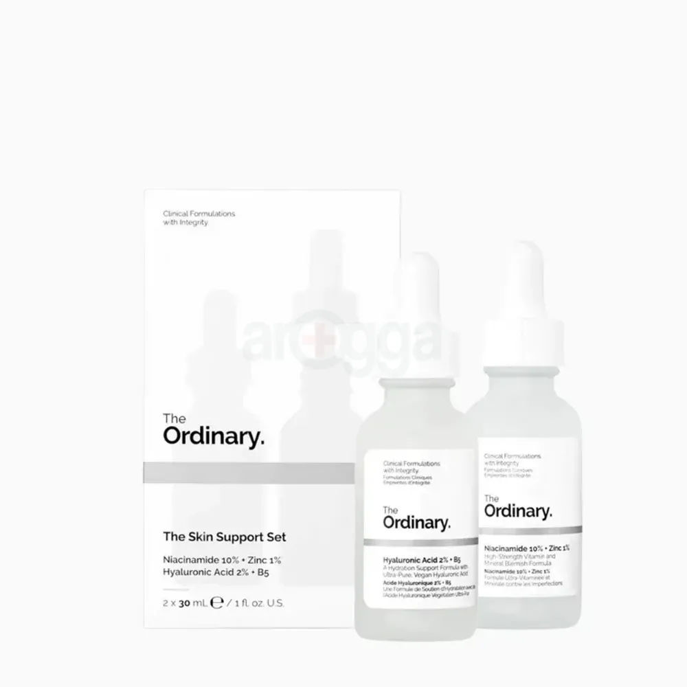 The Ordinary The Skin Support Set with Niacinamide 10% + Zinc 1% & Hyaluronic Acid 2% + B5  