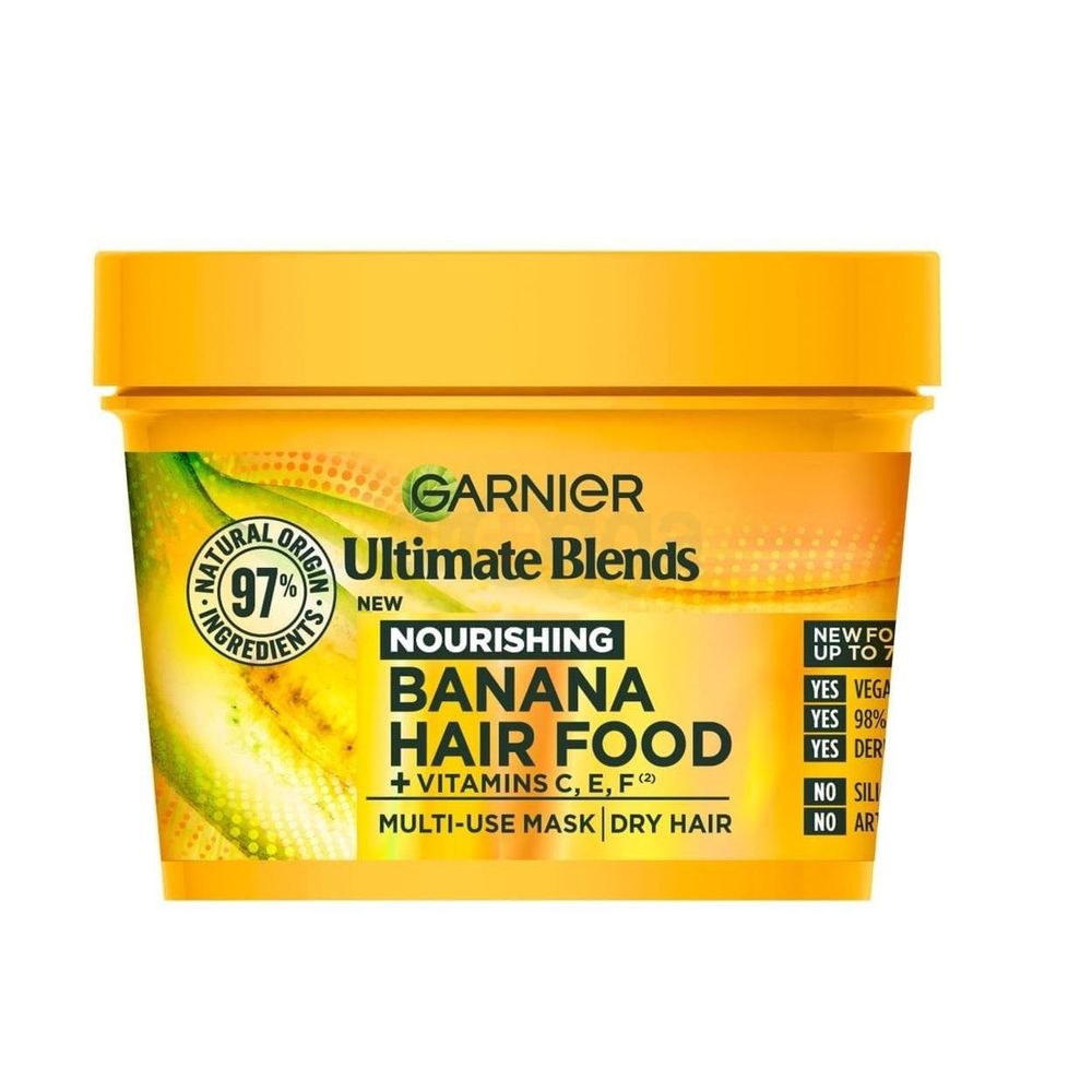 Garnier Ultimate Blends Nourishing Banana Hair Food Multi Use Hair Mask ...