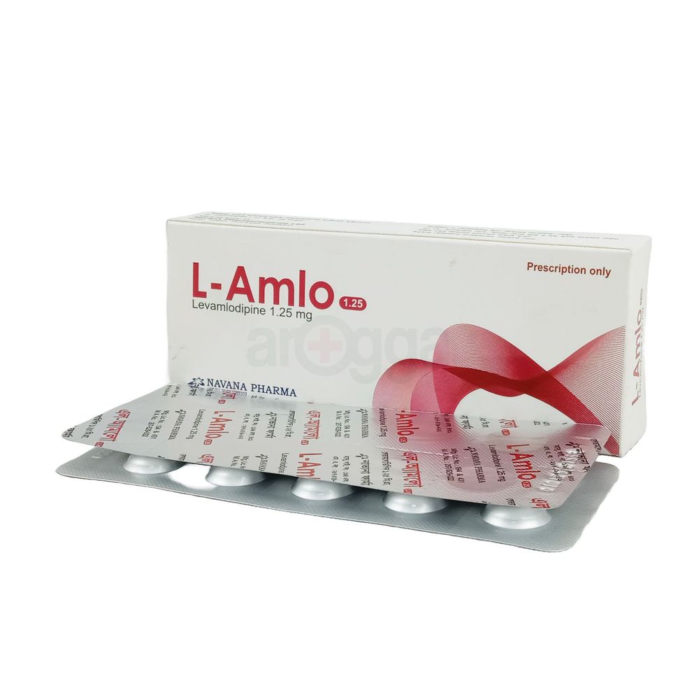 L-Amlo 1.25 1.25mg tablet