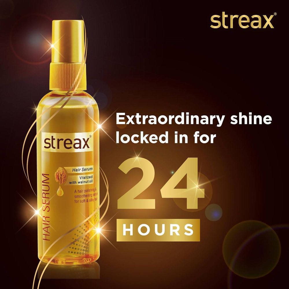 Streax Hair Serum Vitalized With Walnut Oil 115ml  