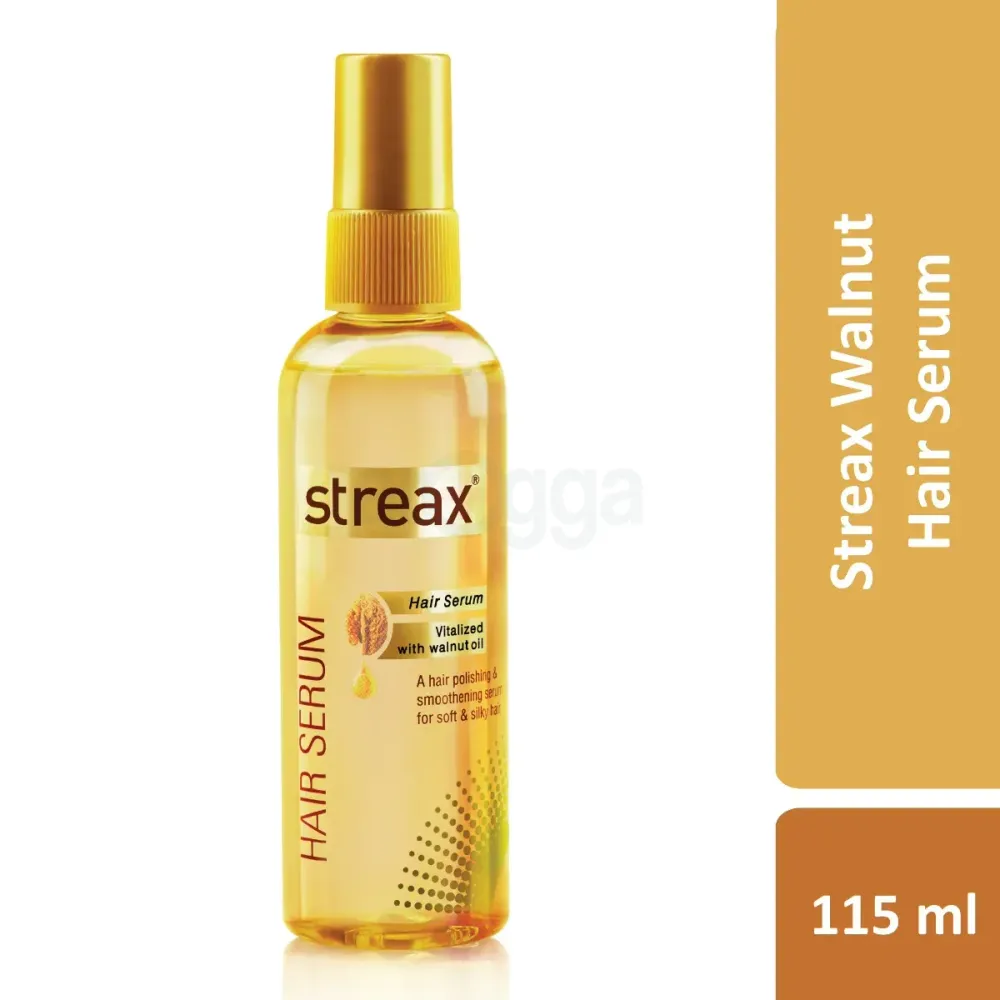 Streax Hair Serum Vitalized With Walnut Oil 115ml  