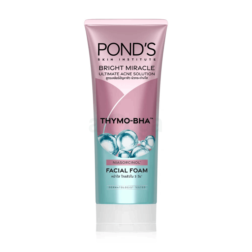 Pond's Bright Miracle Ultimate Acne Solution THYMO-BHA Facial Foam 100gm  