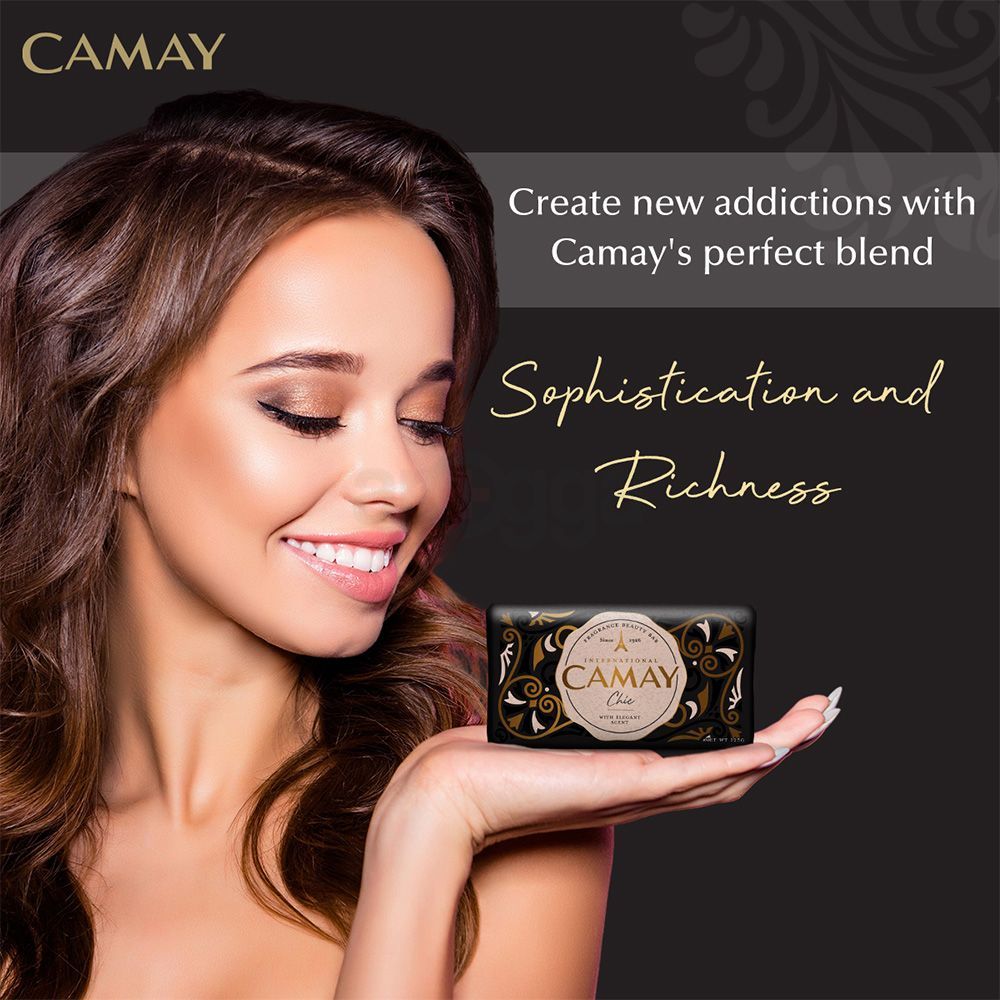 Camay Chic Fragrance Beauty Bar 125gm  